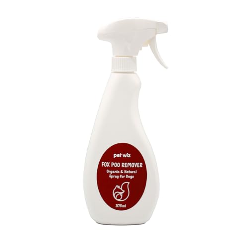 Organic and Natural Fox Poo Remover Spray for Dogs | Effective Spray that is Easy to Use and Convenient | Perfect for Home or On The Go | 375ml