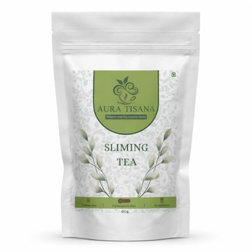 Aura Tisana Sliming Tea | Herbal Infusion Blend | Caffeine-Free | No Preservatives | No Additives | 60g