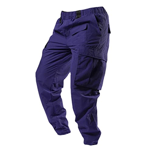 Pantalon cargo pour l'extérieur homme violet taille 41-44.5
