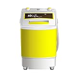 * Amplia gama de aplicaciones: la lavadora es ideal para dormitorios, apartamentos, condominios, autocaravanas, casas rodantes, campamentos y más. Su forma ligera y pequeña ofrece una gran flexibilidad y le permite moverlo fácilmente.