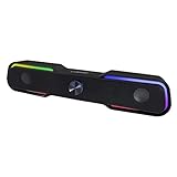 Hochleistungs-Lautsprecher CNCPRINT BARRA DE SONIDO USB Esperanza LED Rainbow APALA EGS101