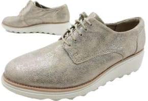 Amazon クラークス 398g 本革 レースアップシューズ おじ靴 レディース レースアップ