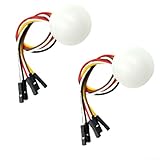 UrbanHui Digitales Lichtsensormodul BH1750FVI, 2er-Pack, I2C-Kommunikation, 1-65535 Lux-Erfassungsbereich für Mikrocontroller-Projekte
