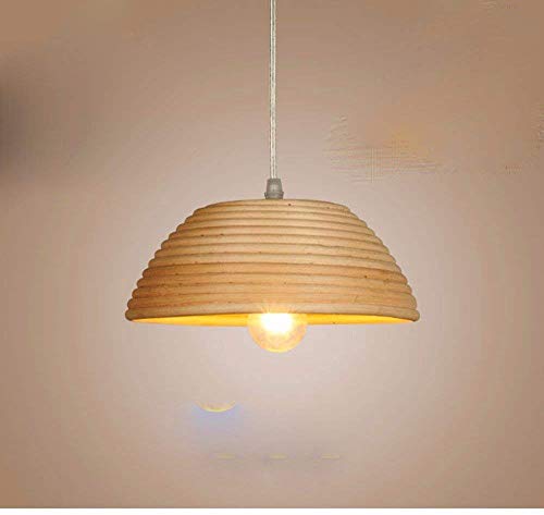 Suspension en bois moderne vintage luminaire intérieur pour chambre