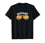 Mataro Spain Vintage Flag Sunglasses Design Camiseta