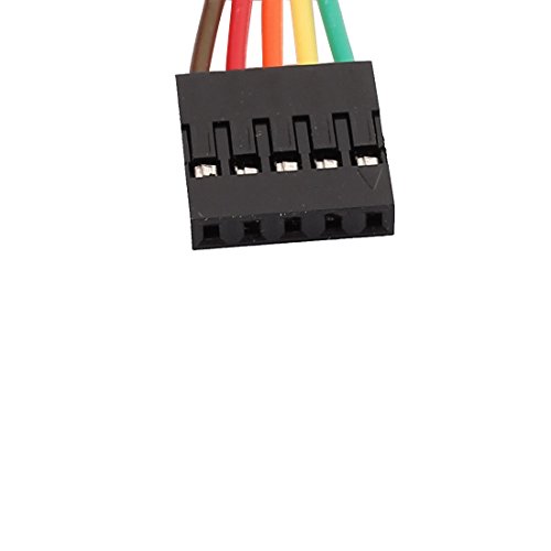 Aexit 10 piezas cables jumper hembra 5P 50cm miniatura 4