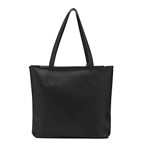 Kit de Bolsas Femininas Grande Sacola + Transversal e Necessarie Dhaffy Cor:Preto