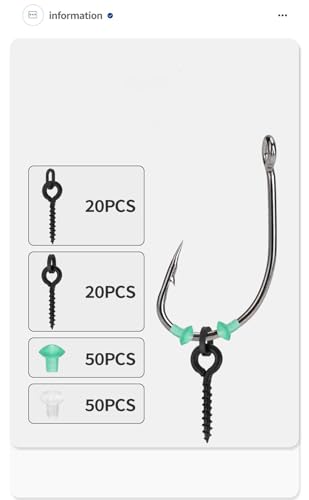 Set de accesorios de pesca 280 piezas para carpa y pesca general miniatura 3