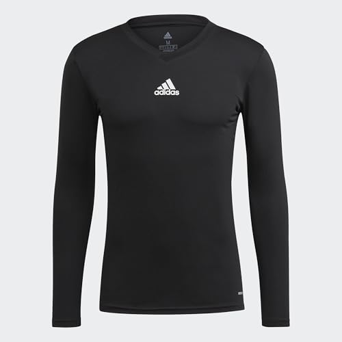 adidas Herren Team Base Tee Langarm T-Shirt black M