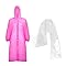 YAFLUG 1 Pezzo Poncho Antipioggia E 1 Paio Pantaloni Antipioggia, Mantella Antipioggia,Impermeabile Per Adulti Da Portatile Eva Riutilizzabili, Cappotto Di Pioggia Poncho Per Uomo E Donna(Rosa)