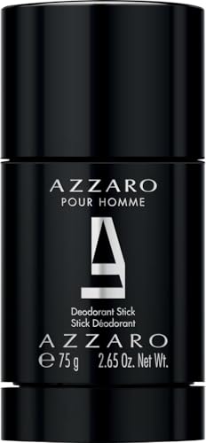 Azzaro - Déodorant Stick Pour Hommes, Azzaro Pour Homme Eau de Toilette, Protection Longue Durée, Notes d'Anis, Lavande et Vétiver, Formule Douce et...