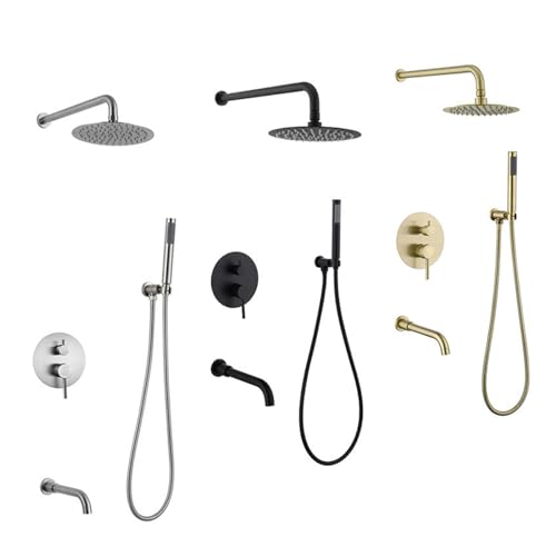 Ensemble de douche dissimulé avec boîte intégrée pour rénovation douche