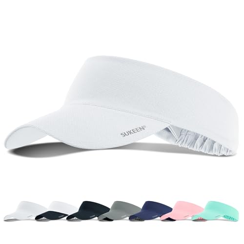 Sukeen Cooling Stretchy Visor Free Size Cool Hat with UV ...