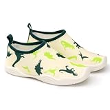 [Teddy] マリンシューズ キッズ 男の子 女の子 水陸両用 軽量 柔らかい 排水 アクアシューズ shoes105 18.0 cm 恐竜