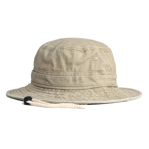 Chapeau bucket hat en coton lavé pour hommes et femmes idéal pour le soleil