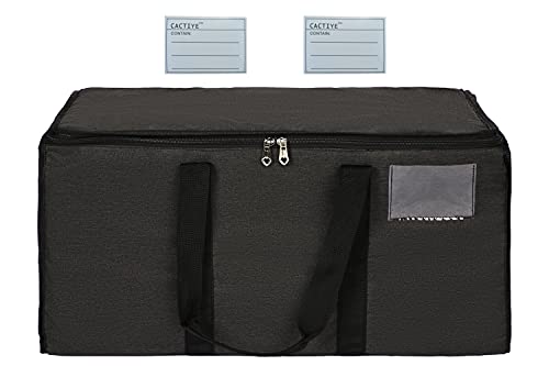 CACTIYE Sac de rangement avec fermetures éclair et poignées Cover