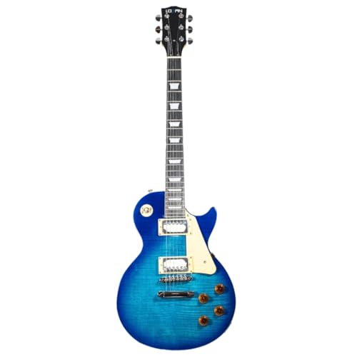 Guitarra Eléctrica Logan Les Paul Tiger | Humbucker Doble, Cuerpo Caoba, Mástil Encolado | Acabados...