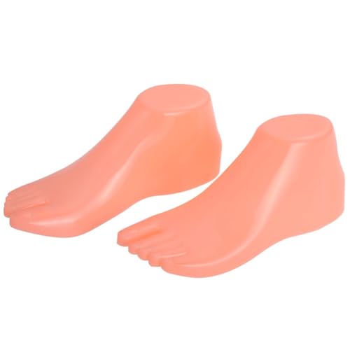 Homeponnew Maniquíes de plástico duro para adultos (par) para exhibición de zapatos, sandalias y botas, 22 cm de largo x 7,6 cm de ancho x 8,5 cm de profundidad, PVC, ecológico, herramientas