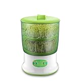 N / B Máquina de brotes de Frijoles, germinador automático de Semillas, función de 3 Capas, Herramienta de Cultivo de Semillas de Gran Capacidad, riego automático
