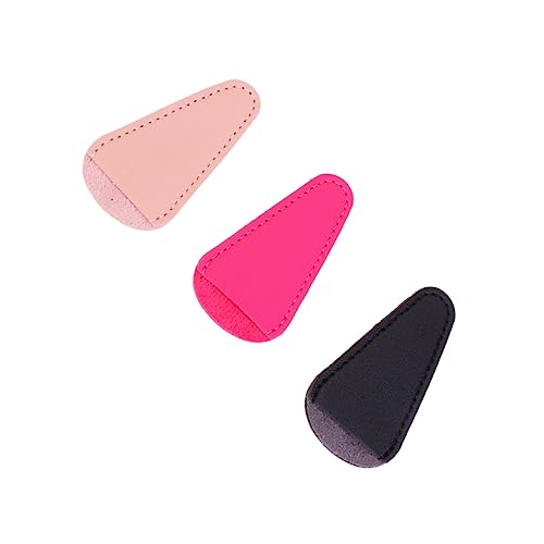 CRILSTYLEO 3 Piezas cubierta de tijeras de pelo tijeras negras cubierta de tijeras de tijera porta cubre accesorios para el cabello herramienta de peluquería accesorios de