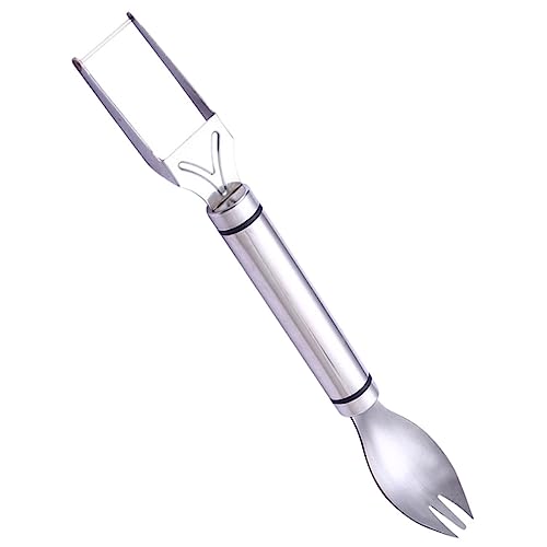 OUNONA Summer Watermelon Spork Slicer Cutting Tool for Fruit Easy to Use Watermelon Cutter and Fork for Home and Outdoor Activities Lightweight and Compact Design