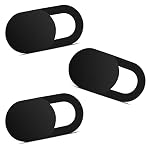 Yilador Webcam Cover 3 Pack, 0.03 inch Ultra Thin Laptop Camera Cover Slide