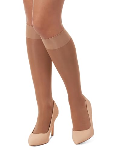 MeMoi Women's Perfect 40 Semi-Opaque Knee High Sock2