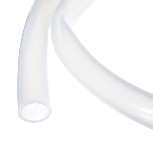 Image of 3.3ft 25 /32 inch ID x 1 inch OD Silicone Tubing Clear 20mm x 26mm Industrial Plastic Tubing Pure Silicone Hoses for Pump Siphoning Draining Irrigation Brewing