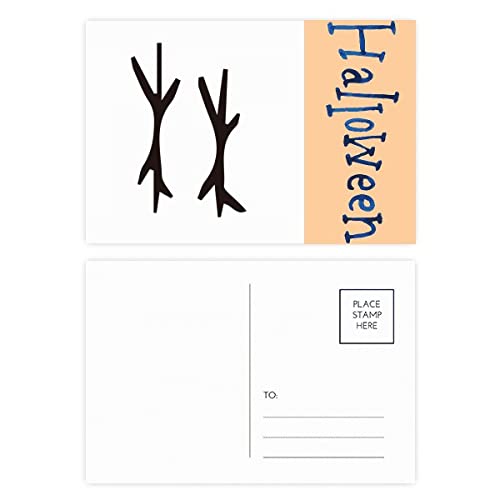 Cartes postales en forme d'os Halloween pour surprendre vos proches par courrier