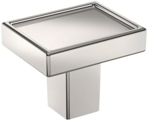 Signature Hardware 954053-1 Matilde 1 Inch Rectangular Cabinet Knob - Polished Nickel