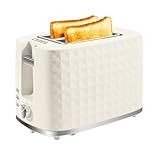 Huogary Toaster 2 Scheiben, Brottoaster mit Cancel, Reheat, Defrost Funktion, Toaster mit...