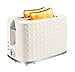 Huogary Toaster 2 Slices, Toasters Wide Slot, Bread Toaster with Cancel, Reheat, Defrost Function, Toasters with Removable Tray & 7 Temperature Settings, (800-950W), Beige