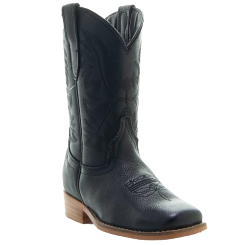 Soto Boots Broad Square Toe Kids Western Boots K30043