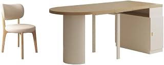 dining chairs set Table and Chair Combination, Home Elliptical Folding Semi-circular Table, 4 Chairs bar table and chairs