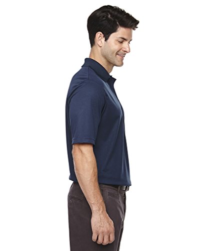 Custom Text Embroidered Naval Flight Officer Mens Adult Button-End Spread Short Sleeve Polyester Proformance Polo Shirt Golf Shirt - Navy, Large4