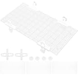 TOVINANNA 4pcs Aquarium Divider Grid Panels with Suction Cups, Cuttable Plastic Fish Tank Separator