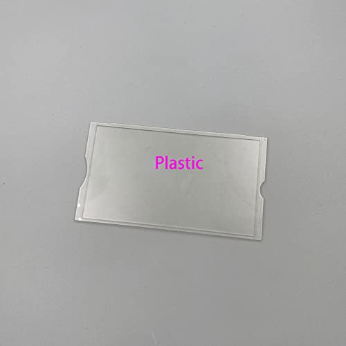 Image of Glass Plastic Lens Mirror Cover Replacment for PSP 2000 PSP 3000 Screen Front Lens Protector Cover Lens /Clear (Plastic)