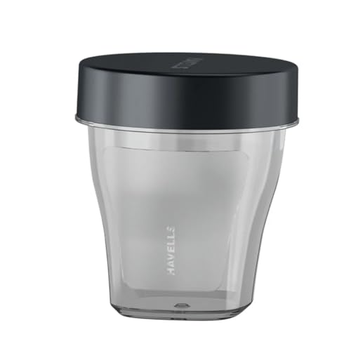 Image of Havells Nutri Insta Blend 350W Mixer Grinder for Kitchen | 3 Jars with Blend, Carry & Store Feature | SS304 Stainless Steel Blades | One Push Operation | 21000 RPM | Black (Nutri Insta Blend Black)
