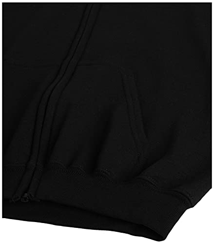 Gildan Youth Full Zip Hooded Sweatshirt, Style G18600B, Black, X-Large #TOP4