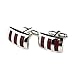 Homxi Manschettenknöpfe Herren Personalisiert,Cufflinks Rechteck Herren Manschettenknöpfe Rot Manschettenknöpfe Herren Kupfer
