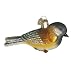 Old World Christmas Ornaments: Black-Capped Chickadee Glass Blown Ornaments for Christmas Tree