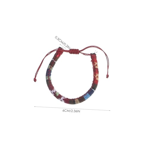 Pulseras de cuerda ajustables Mikikit set bohemio de 18 piezas para mujer y parejas 7