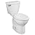 American Standard 5320B65CT.020 Champion Slow-Close Round Front Toilet Seat, White