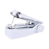 ミニミシン 手動ミシン 携帯ミ シ ン 片手で縫える 操作簡単 迅速に補修 小型 ハンド ミ シ ン 小型 裾上げ 便利 縫い物 縫製 手動DIYツール 手持ち式 コンパクト 軽量 多機能 家庭用 初心者適用 (ホワイト)