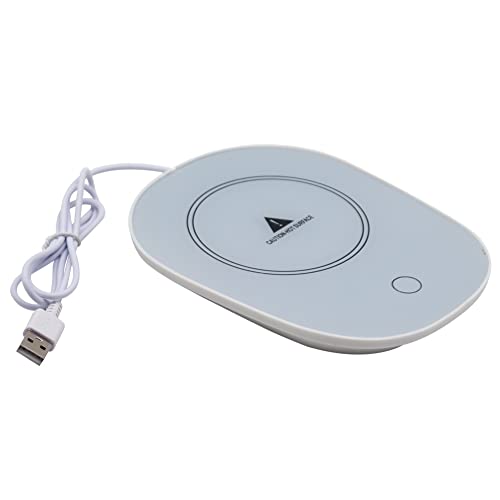 MODUODUO Coffee Mug USB Heating Cup Mat Warmer with Auto Shut Off for Heating Coffee, Beverage, Milk, Tea and Hot Chocolate