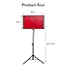 DonHeK Portable Table Tennis Rebound,Pingpong Return Board Self Training Equipment,Stand is Height Adjustable for Home Gym Community Game Rooms