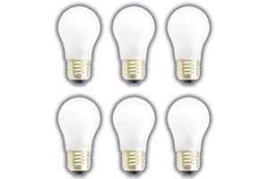 SHATTERPROOF 6 Pack Shatter Resistant A15 Light Bulbs