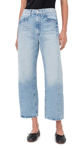 MOTHER Women's The Half Pipe Ankle Jeans, This is How I Roll, 33