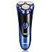 Produktbild Rasierer Herren Elektrisch, Rechargeable Rasierer Herren Elektrischer, Wasserdichter Nasser und Trockener, Kabelloser Herren-Bartschneider mit LED, Rotierenden 3D-Köpfen, Schutzhülle und Bürste