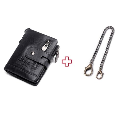 Carteira Masculina de Couro Antifurto - Jeep Locked